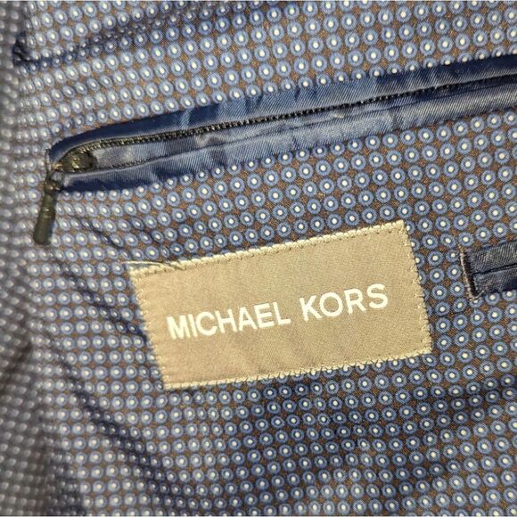 Michael Kors Men's All Seasons Lightweight Navy Sport Coat Size 44 Regular (XL) - Picture 6 of 8